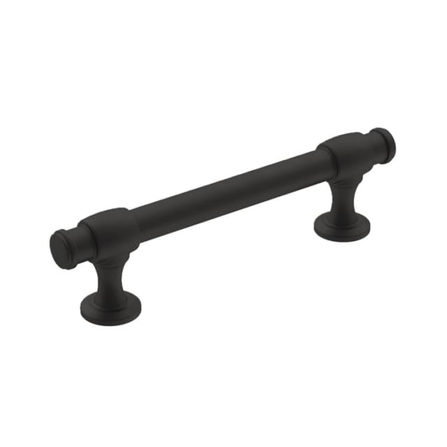 Amerock Winsome Series 3-3/4 in (95 mm) Center to Center Matte Black Pull, -BP36766FB