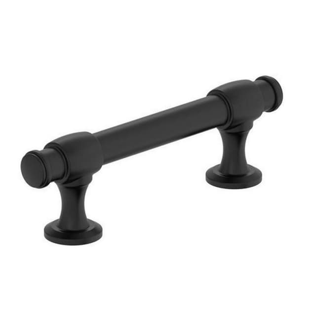 Amerock Winsome Series 3 in (76 mm) Center to Center Matte Black Pull, -BP36770FB