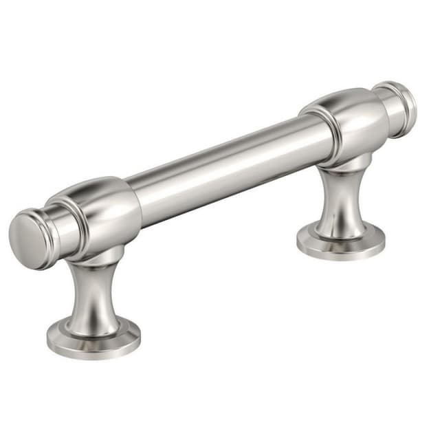 Amerock Winsome Series 3 in (76 mm) Center to Center Polished Nickel Pull, BP36770PN