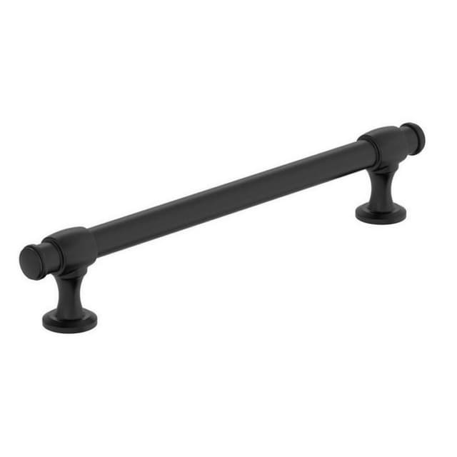 Amerock Winsome Series 6-5/16 in (160 mm) Center to Center Matte Black Pull, -BP36771FB