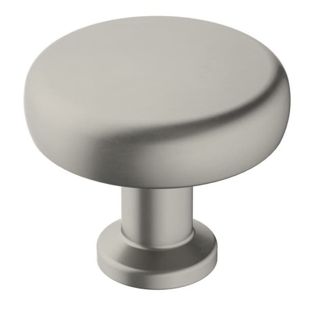 Amerock Factor Series Satin Nickel 1-1/4 in (32 mm) Diameter Knob, - BP36780G10