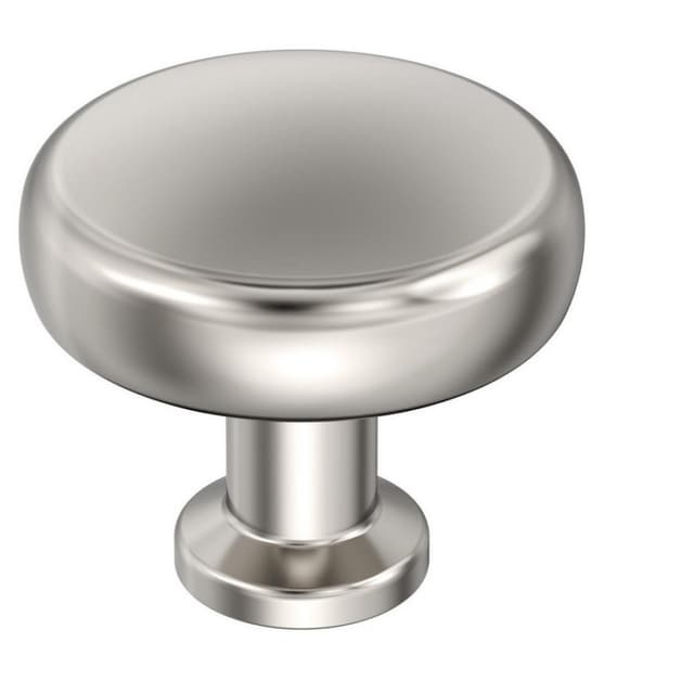 Amerock Factor Series Polished Nickel 1-1/4 in (32 mm) Diameter Knob, BP36780PN