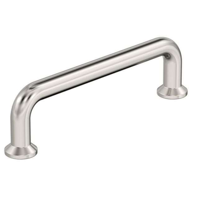 Amerock Factor Series 3-3/4 in (95 mm) Center to Center Polished Nickel Pull, BP36781PN
