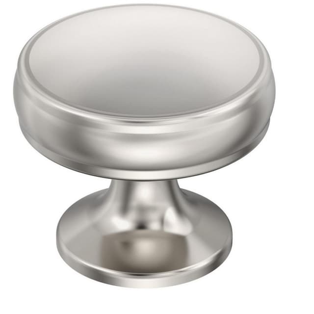 Amerock Renown Series Polished Nickel 1-1/4 in (32 mm) Diameter Knob, BP36793PN