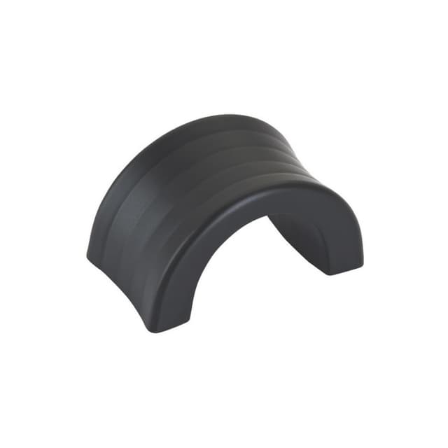 Amerock Concentric Series 1-1/4 in (32 mm) Center to Center Matte Black Pull, -BP36811MB