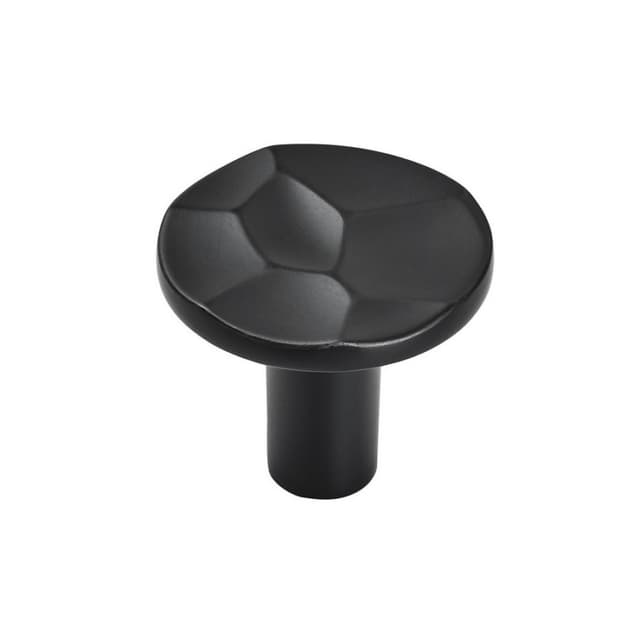 Amerock Kamari Series Matte Black 1-3/16 in (30 mm) Diameter Knob, - BP36820MB