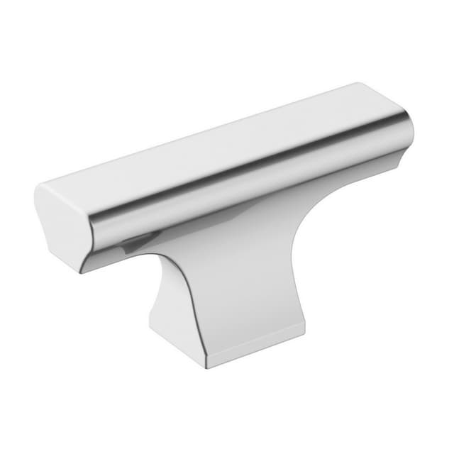 Amerock Status Series Polished Chrome 2 in (51 mm) L x 9/16 in (14 mm) W Knob, -BP3683626