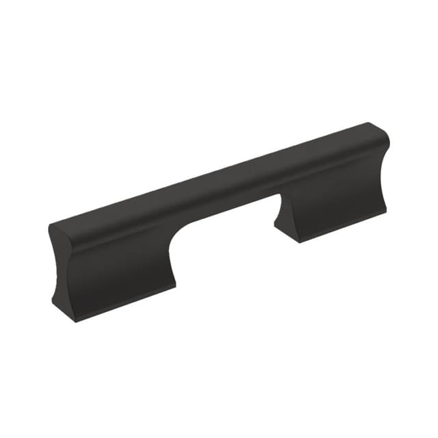 Amerock Status Series 3-3/4 in (96 mm) Center to Center Matte Black Pull, -BP36837FB
