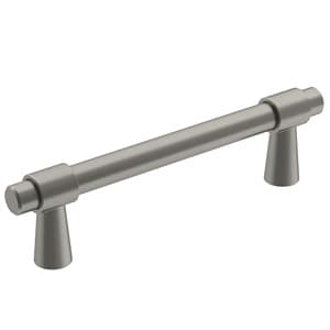 Amerock Destine Series 3-3/4 in (96 mm) Center to Center Satin Nickel Pull, -BP36858G10