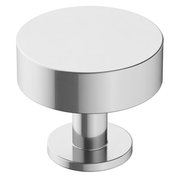 Amerock Radius Series Polished Chrome 1-1/4 in (32 mm) Diameter Knob, - BP3686426