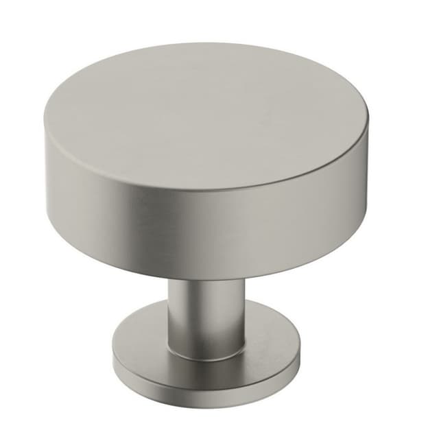 Amerock Radius Series Satin Nickel 1-1/4 in (32 mm) Diameter Knob, - BP36864G10