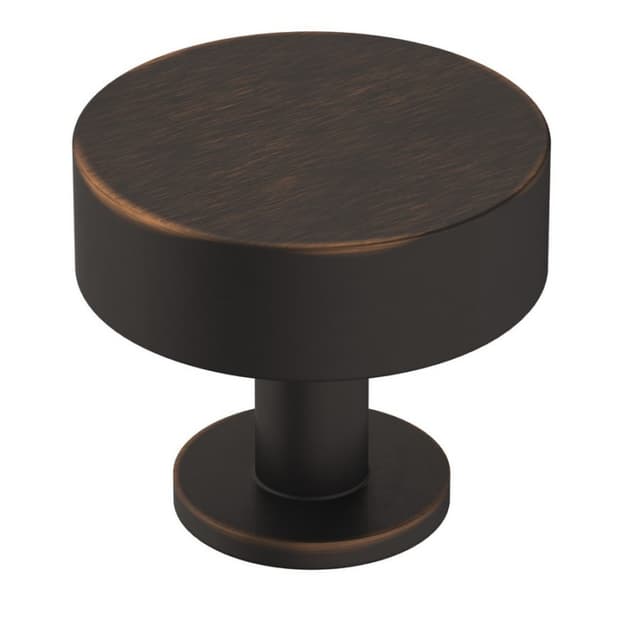 Amerock Radius Series Oil Rubbed Bronze 1-1/4 in (32 mm) Diameter Knob, - BP36864ORB
