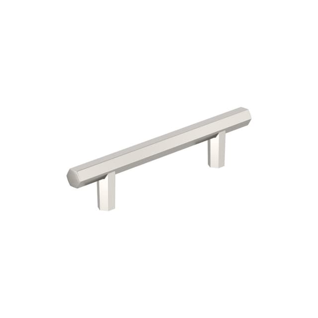 Amerock Caliber Series 3-3/4 in (95 mm) Center to Center Polished Nickel Pull, BP36873PN