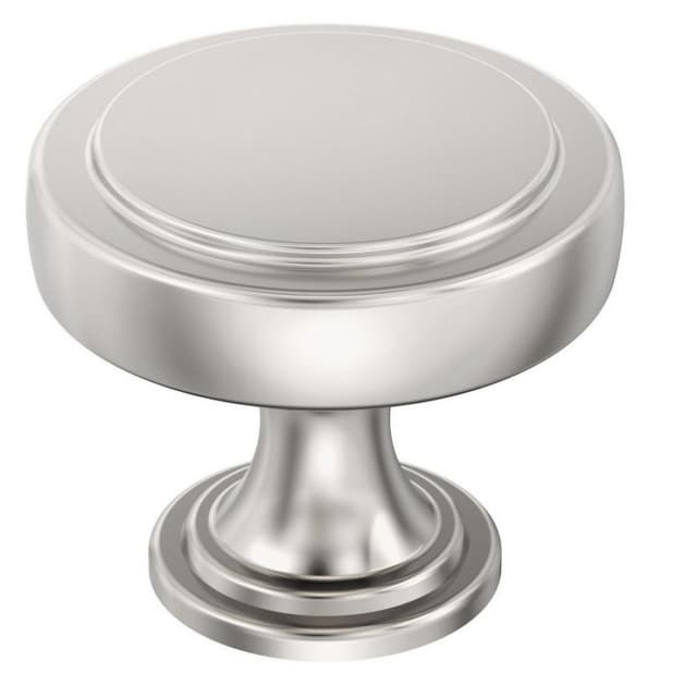 Amerock Exceed Series Polished Nickel 1-3/8 in (35 mm) Diameter Knob, BP36880PN