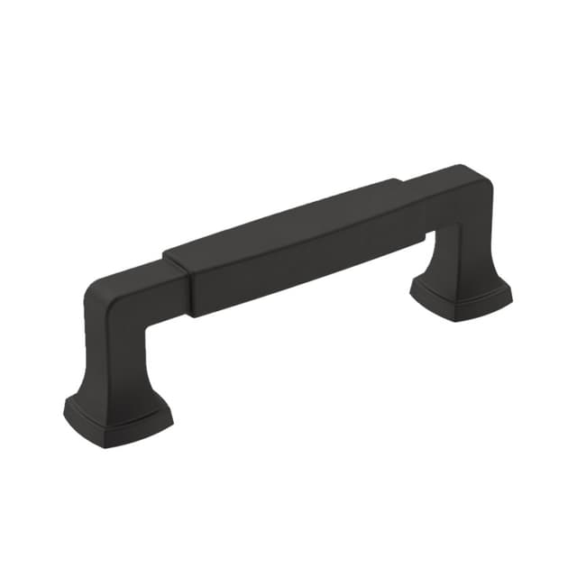 Amerock Stature Series 3-3/4 in (96 mm) Center to Center Matte Black Pull, -BP36887FB