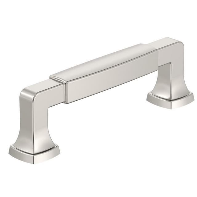 Amerock Stature Series 3-3/4 in (95 mm) Center to Center Polished Nickel Pull, BP36887PN
