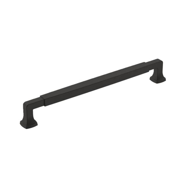 Amerock Stature Series 8-13/16 in (224 mm) Center to Center Matte Black Pull, -BP36890FB