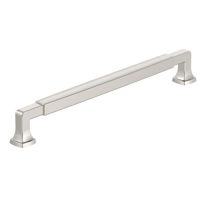 Amerock Stature Series 8-13/16 in (224 mm) Center to Center Polished Nickel Pull, BP36890PN