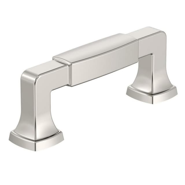 Amerock Stature Series 3 in (76 mm) Center to Center Polished Nickel Pull, BP36891PN