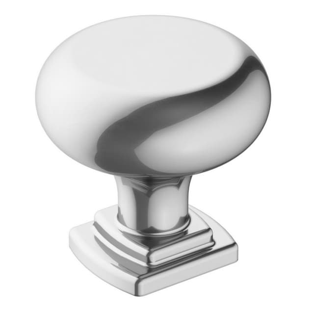 Amerock Surpass Series Polished Chrome 1-1/4 in (32 mm) Diameter Knob, - BP3689326