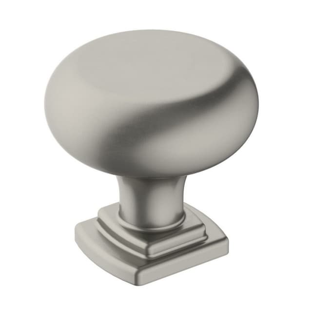 Amerock Surpass Series Satin Nickel 1-1/4 in (32 mm) Diameter Knob, - BP36893G10