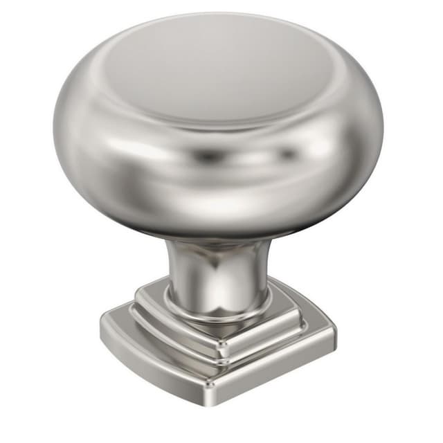 Amerock Surpass Series Polished Nickel 1-1/4 in (32 mm) Diameter Knob, BP36893PN