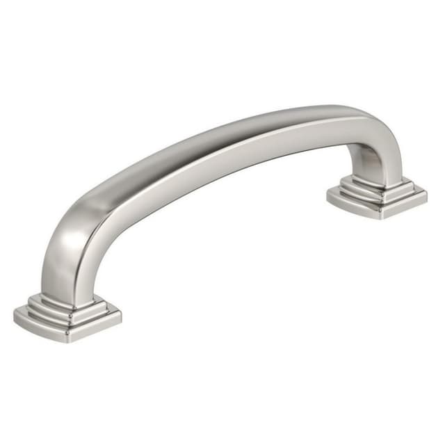 Amerock Surpass Series 3-3/4 in (95 mm) Center to Center Polished Nickel Pull, BP36894PN