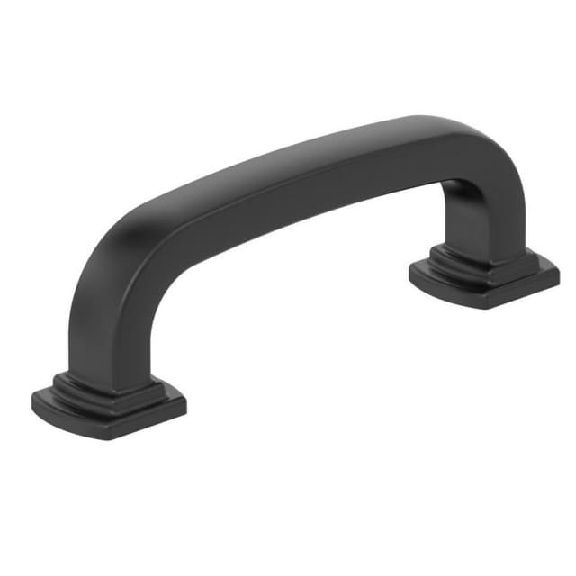 Amerock Surpass Series 3 in (76 mm) Center to Center Matte Black Pull, -BP36897FB