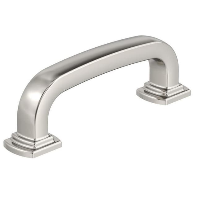 Amerock Surpass Series 3 in (76 mm) Center to Center Polished Nickel Pull, BP36897PN