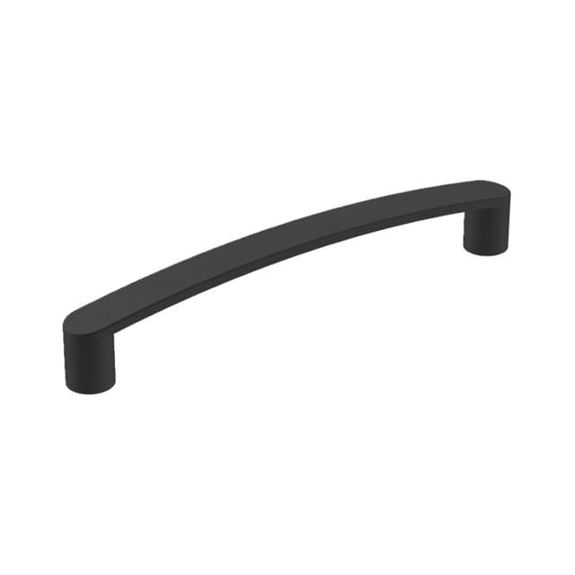 Amerock Rift Series 5-1/16 in (128 mm) Center to Center Matte Black Pull, -BP36900FB