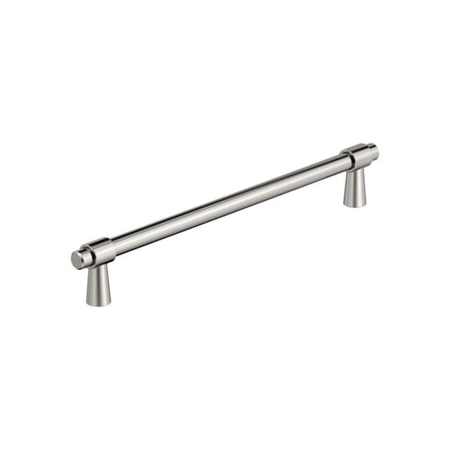 Amerock Destine Series 7-9/16 in (192 mm) Center to Center Polished Nickel Pull, BP36901PN