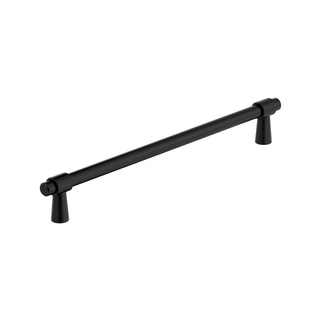 Amerock Destine Series 10-1/16 in (256 mm) Center to Center Matte Black Pull, BP36902FB