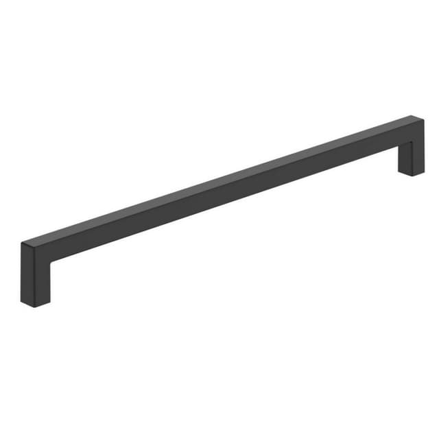 Amerock Monument Series 10-1/16 in (256 mm) Center to Center Matte Black Pull, -BP36910FB