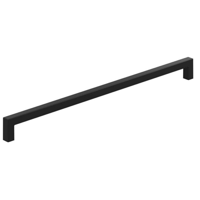 Amerock Monument Series 12-5/8 in (320 mm) Center to Center Matte Black Pull, -BP36911FB