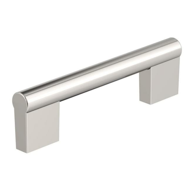 Amerock Versa Series 3-3/4 in (95 mm) Center to Center Polished Nickel Pull, BP36912PN