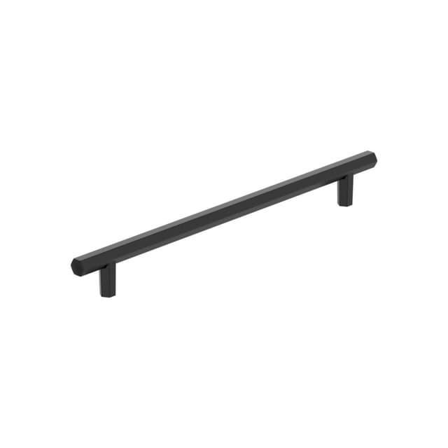 Amerock Caliber Series 8-13/16 in (224 mm) Center to Center Matte Black Bar Pull, BP36959FB