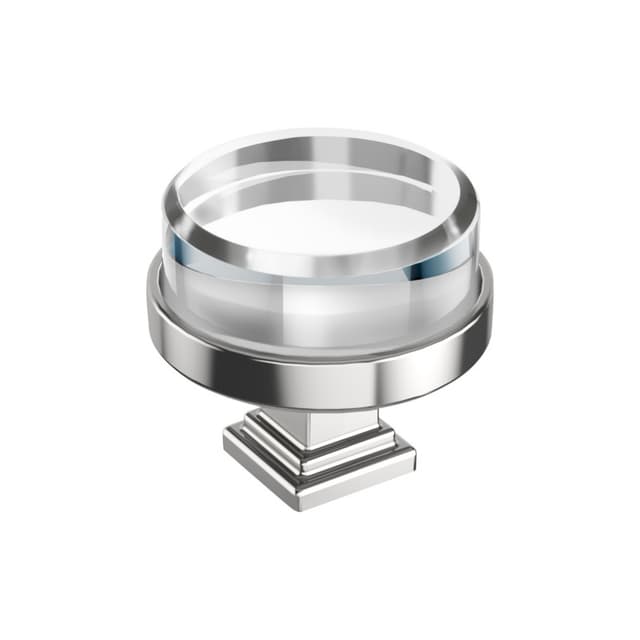 Amerock Glacio Series 1-1/2 in (38 mm) Diameter Knob, BP36976C26