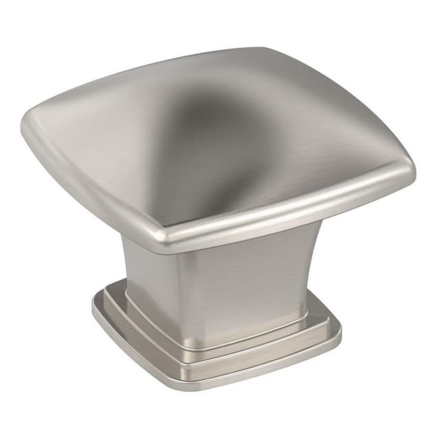 Amerock Garfield Series Satin Nickel 1-3/16 in (30 mm) L x 1-3/16 in (30 mm) W Knob, BP37020G10