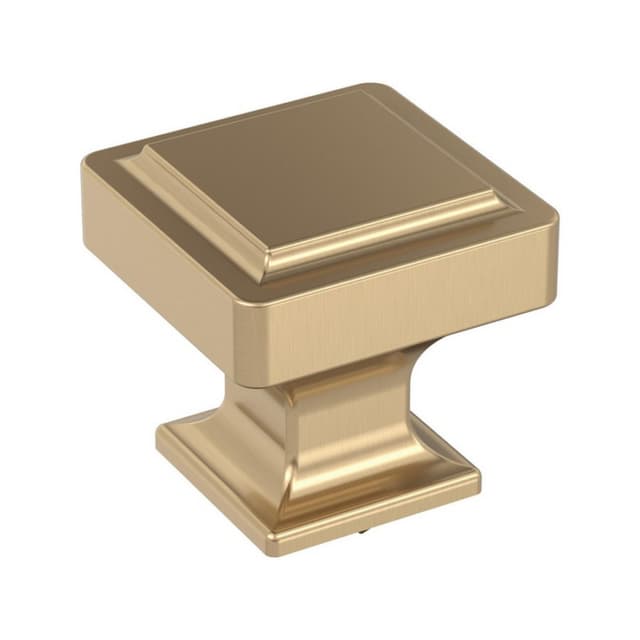 Amerock Eleva Series Champagne Bronze 1-3/16 in (30 mm) L x 1-3/16 in (30 mm) W Knob, -BP37021CZ