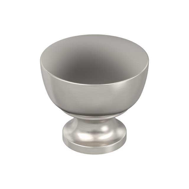 Amerock Chalice Series Satin Nickel 1-1/4 in (32 mm) Diameter Knob, - BP37022G10