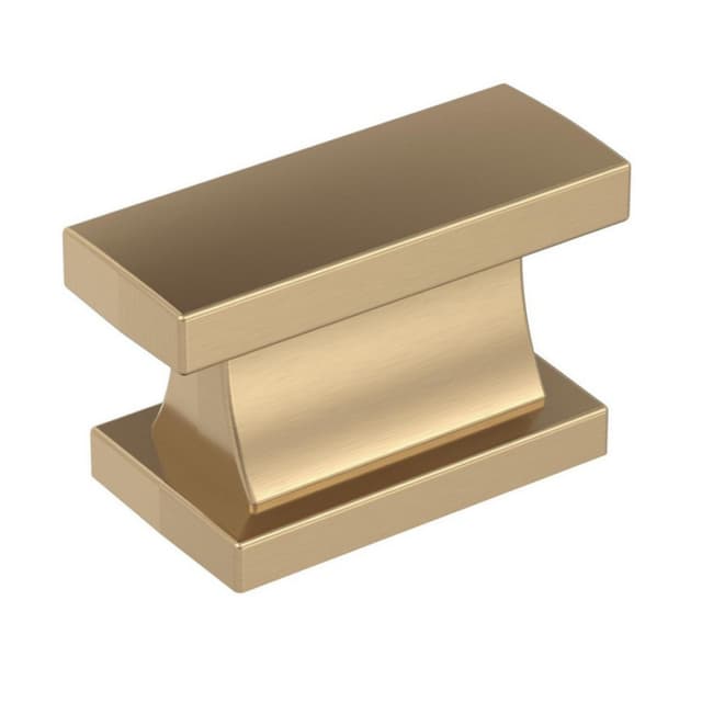 Amerock Socle Series Champagne Bronze 1-7/16 in (37 mm) L x 9/16 in (14 mm) W Knob, -BP37023CZ