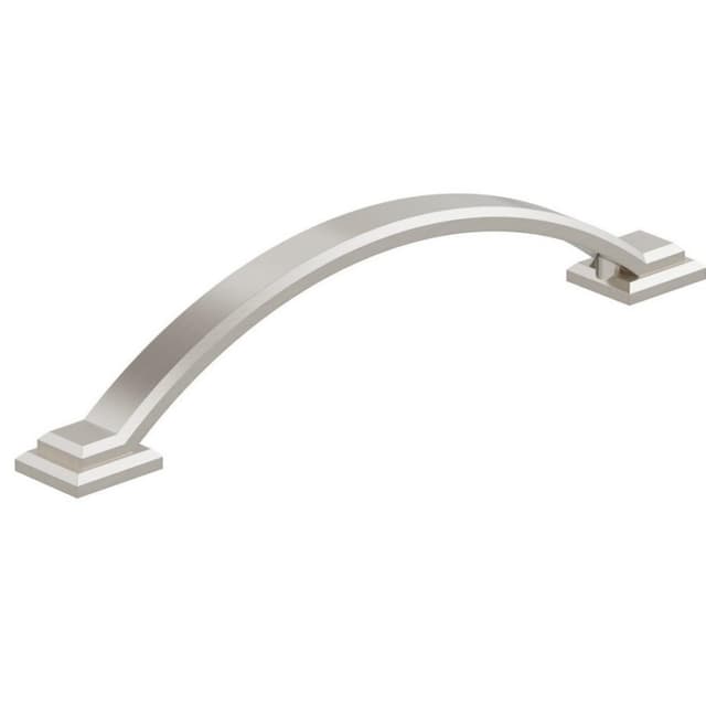 Amerock Sheffield Series 5-1/16 in (128 mm) Center to Center Satin Nickel Pull, BP37042G10