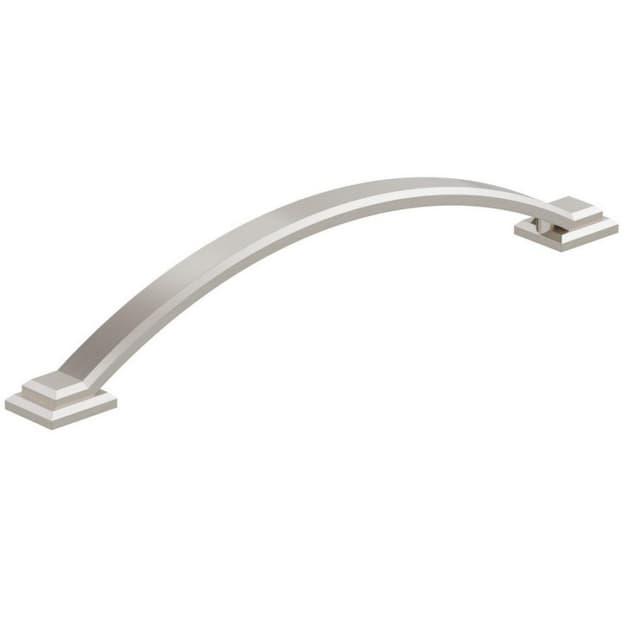 Amerock Sheffield Series 6-5/16 in (160 mm) Center to Center Satin Nickel Pull, BP37043G10