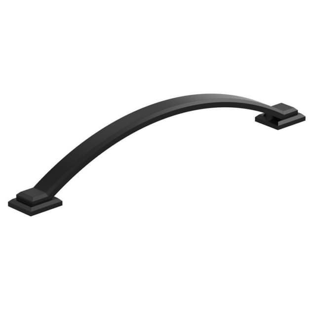 Amerock Sheffield Series 6-5/16 in (160 mm) Center to Center Matte Black Pull, BP37043MB
