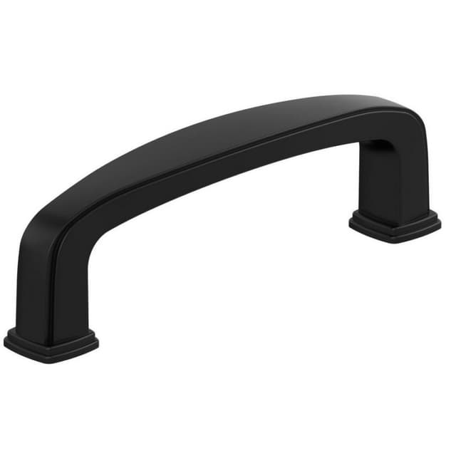 Amerock Franklin Series 3 in (76 mm) Center to Center Matte Black Pull, BP37050MB