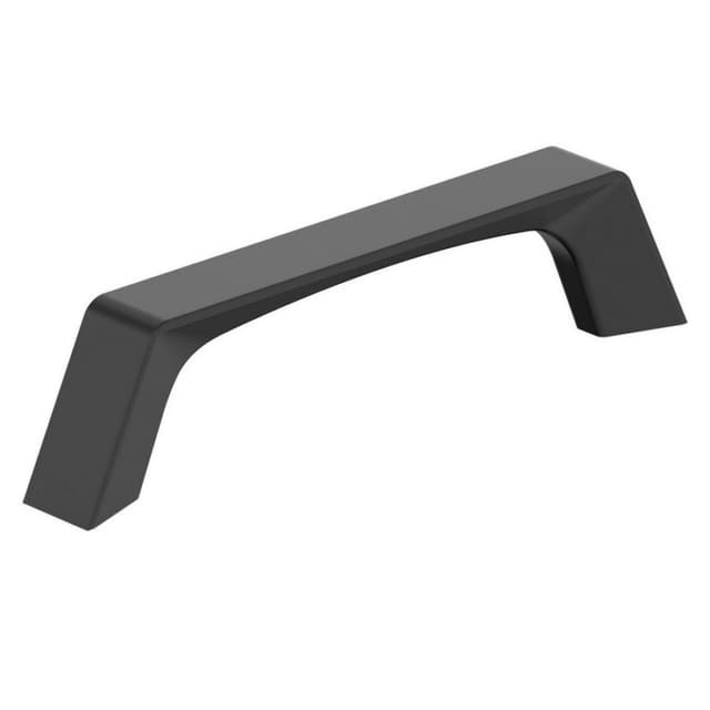 Amerock Evolve Series 3-3/4 in (96 mm) Center to Center Matte Black Pull, BP37071MB
