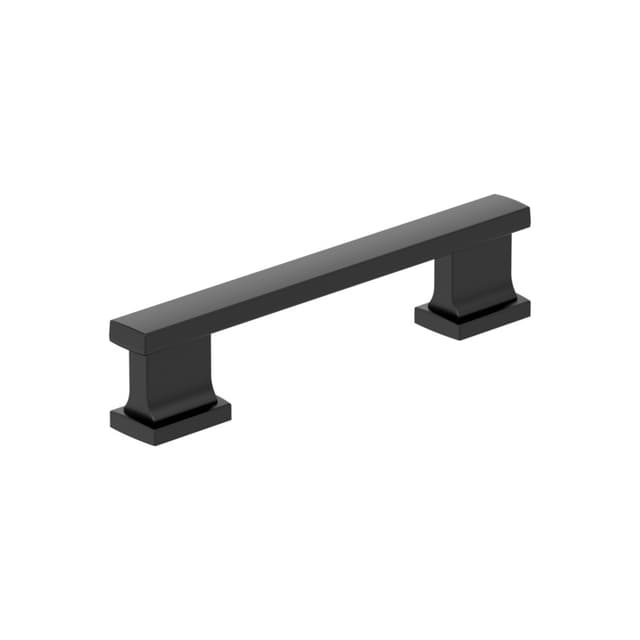 Amerock Triomphe Series 3-3/4 in (96 mm) Center to Center Matte Black Pull, -BP37091MB