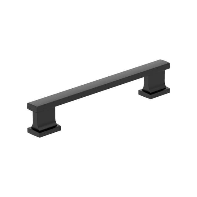 Amerock Triomphe Series 5-1/16 in (128 mm) Center to Center Matte Black Pull, -BP37092MB