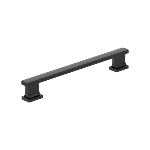 Amerock Triomphe Series 6-5/16 in (160 mm) Center to Center Matte Black Pull, -BP37093MB