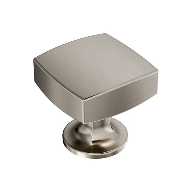 Amerock Everett Series Satin Nickel 1-1/4 in (32 mm) L x 1-1/4 in (32 mm) W Knob, -BP37101G10